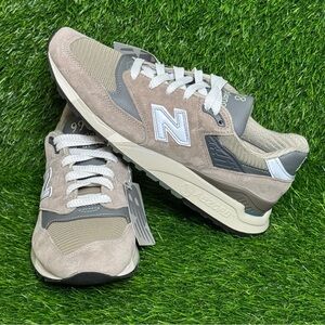 Size 13 - Mens New Balance 998 Classic Grey Running Shoes Made In USA - U998GR